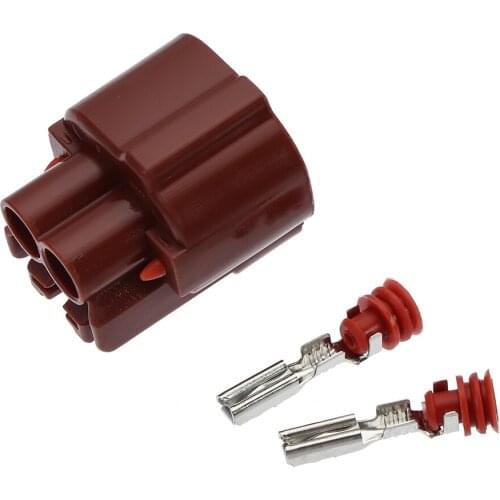 2 Pin MT-090-2 6189-0033 Car Connector Female Temperature Sensor Plug Connector Plug For Toyota MT Series Brown Connector