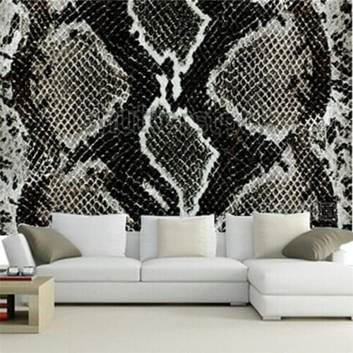 The custom 3D murals Snake skin reptile paper papel de parede,living room sofa wall bedroom wall paper