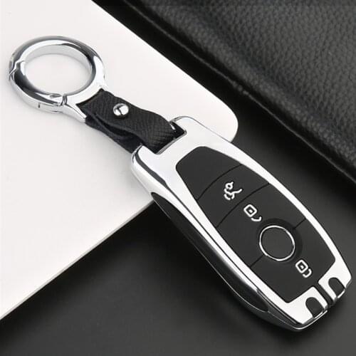 Zinc alloy+Silicone Car key Case Cover For Mercedes Benz GLS GLE CLS GLC W167 X167 C257 X253 Remote Fob Cover Shell Skin