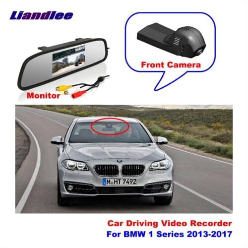 Liandlee Car DVR Wifi Video Recorder Dash Cam Camera For BMW 1 E81 E82 E87 E88 2013-2017 Night Vision APP
