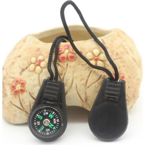 5Pcs/Lot Outdoor Survival Mini Compass Camping Hiking Pocket Navigator Adventure Riding Tool Carabiner Climbing Equipment