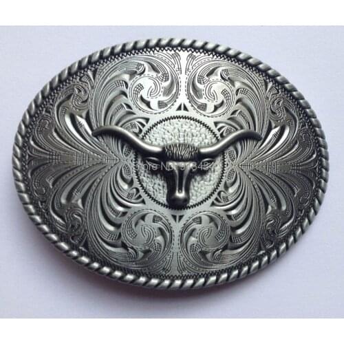 Fashion Bull Belt Bukle with pewter finish JF-B1110 brand new condition with continou,stock