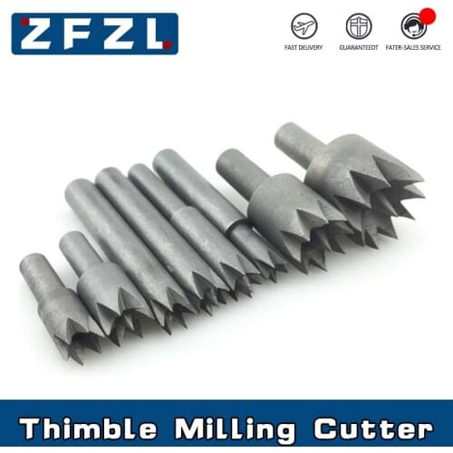 1pc Woodworking Lathe Thimble Milling Cutter For Wood Router Bit Buddha Beads Ball Knife