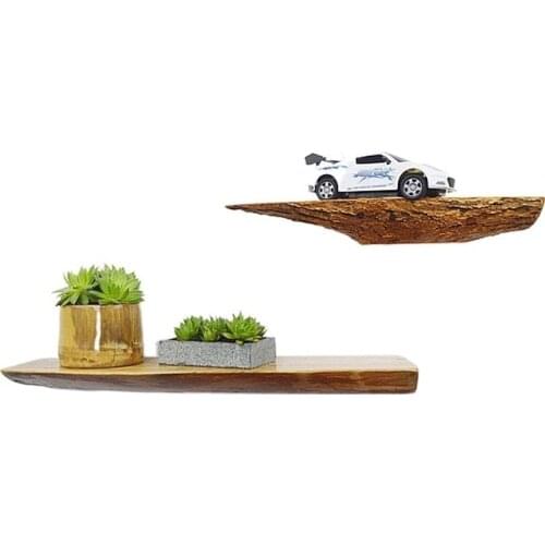 Wall shelf living room TV background wall decoration wall shelf solid wood kitchen shelf bookshelf laminate