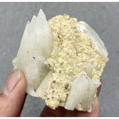 Natural White stepped Calcite mineral specimen stones and crystals healing crystals quartz gemstones free shipping