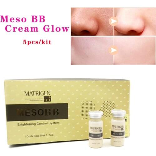 New 5pcs Meso BB Cream Glow Whitening Serum Korean Comestice Beauty Salon Concealar Fundation Liquid for Skin Nursing Anti-aging