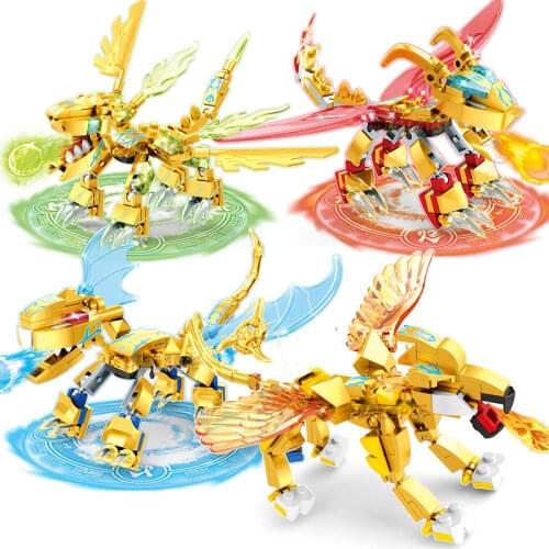 NEW 2021 TV Series Dragon KAI JAY ZANE Knight Figures Season 13 Building Blocks Classic Model Sets Bricks Kids Kits Friends