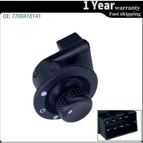 Power Side View Mirror Switch External Mirror Knob Button for Renault Master Twingo Modus Megane Trafic 255704649R 8200214919