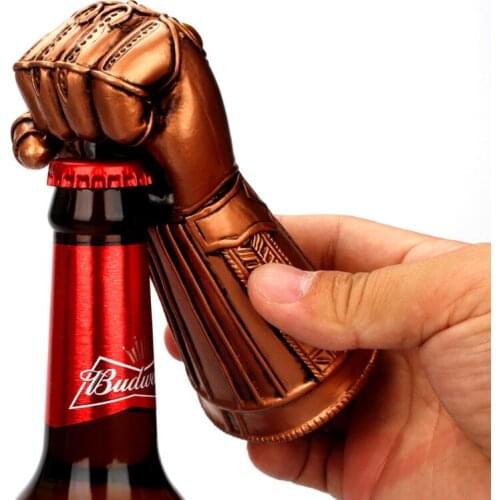 Portable Bottle Cap Gun Creative Thanos Fist Bottle Cap Beer Bottle Opener Bar Tool Beverage Wine Accessories Kitchen Gadgets