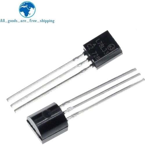 10PCS L78L33ACZ TO-92 78L33 L78L33 TO92 L78L33A 3.3V Voltage Regulator