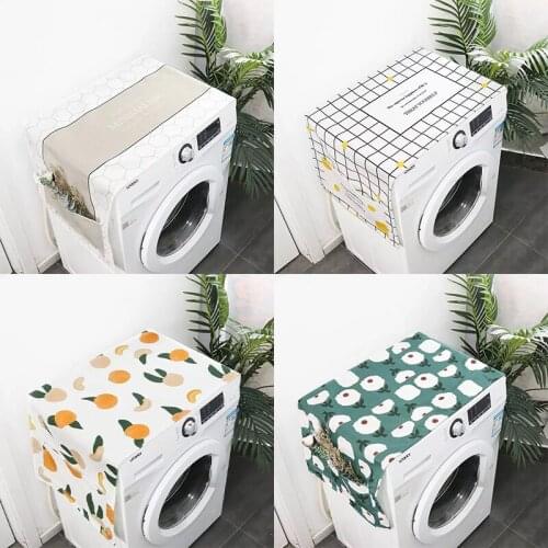Nordic Simple Multi Purpose Towel Roller Washing Machine Cloth Cover Single Door Refrigerator Cloth Cloth Dust Cover