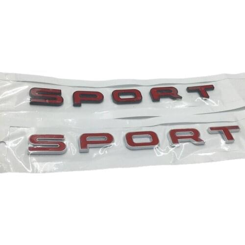 Soarhorse Big Size 190*19 mm For Land Rover Range Rover Sport Emblems Tailgate Letters Trunk Lid Boot Metal Logo decals