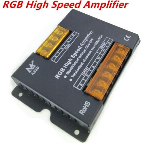 LED Strip Amplifier 5V-24V RGB High Speed Controller Amplifier F RGB 4PIN Light