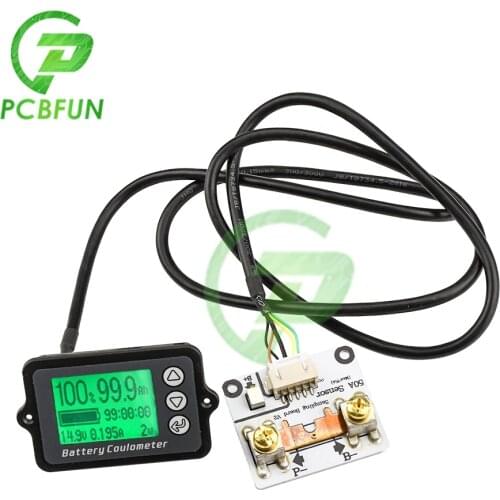 TK15 80V 50A 100A 350A Battery Capacity Tester for Equipment Car Current Power Monitor Indicator Ammeter Voltmeter Coulometer