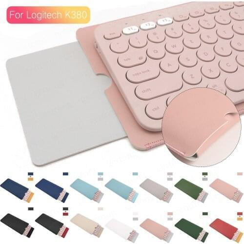 For Logitech K380 leather case ultra-thin super slim solid color cover leather laptop pu pvc sleeve case only for Logitech K380