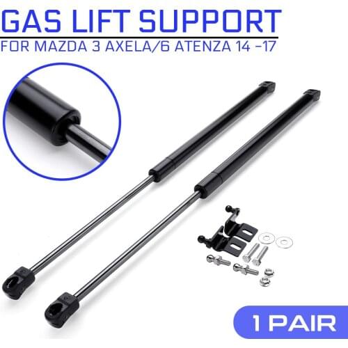 1Set Car Hood Shock Damper Engine Cover Supporting Auto Gas Spring Struts Lift Damper For Mazda 3 Axela/6 atenza 2014 -2017