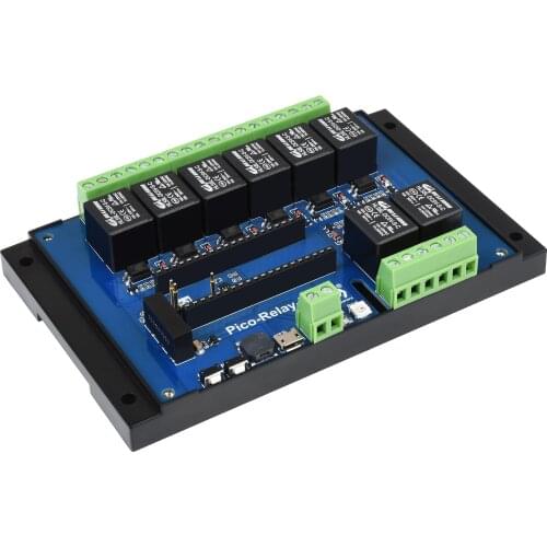 8 Channel 5V Relay Module Breakout Shield HAT Expansion Board Kit for Raspberry Pi RPI Pico Accessories