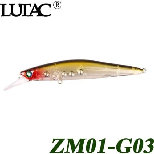 80mm 10.5g LUTAC Quaility Minnow bait hard Jerkbait 5 color for outdoor fishing Artificial Fishing Lure