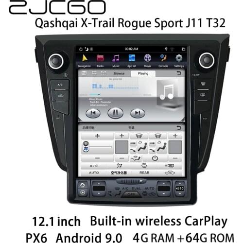 Car Multimedia Player Stereo GPS DVD Radio Navigation Android Screen for Nissan Qashqai X-Trail Rogue Sport J11 T32 2013~2020
