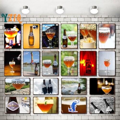 Belgium Beer Retro Tin Sign Plaque Metal Vintage Wall Bar Home Art Man Cave Room Decor 30X20CM DU-10434A