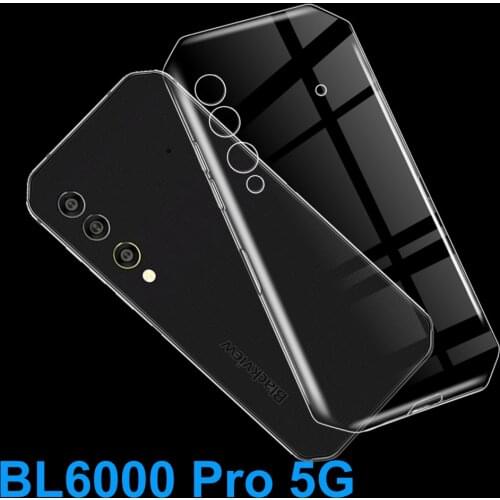 For Blackview BL6000 Pro Case Soft Silicone Protector Back Capa Cover For Blackview BL6000 Glass Bumper Telefone Funda TPU Shell