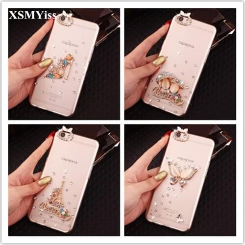 XSMYiss phone case For Samsung S6 S7 S8 S9 S10 PLUS S10 Lite Luxury Rhinestone Diamond Case For Samsung Note5 8 9 Back cover