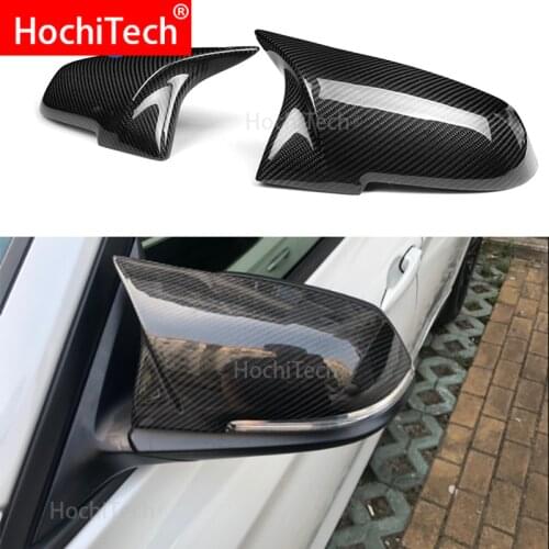 For BMW 4 Series F32 F33 F36 420i 428i 435i 2014-up Replacement Carbon Fiber M4 Look Rear View Mirror Cover Caps