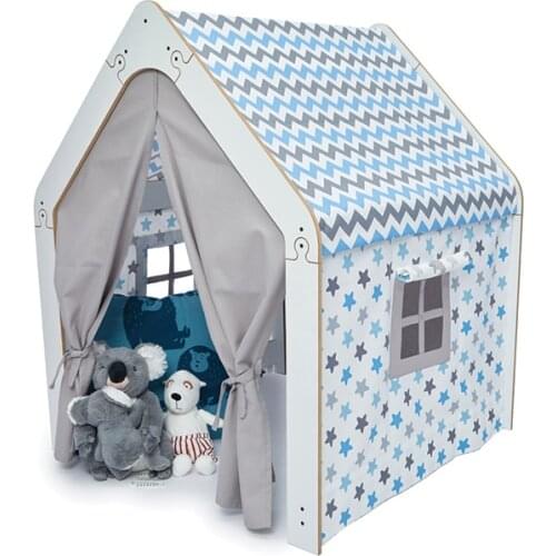 Play House Game Tent For Kids Natural Wood Baraca Camping Teepee Tent Glamping Children Tente Tipi Tent Toy Play Tent Ball Pit