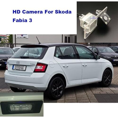 Yessun rear view camera For Skoda Fabia 3 HD CCD night view camera/car license plate camera /Reverse camera