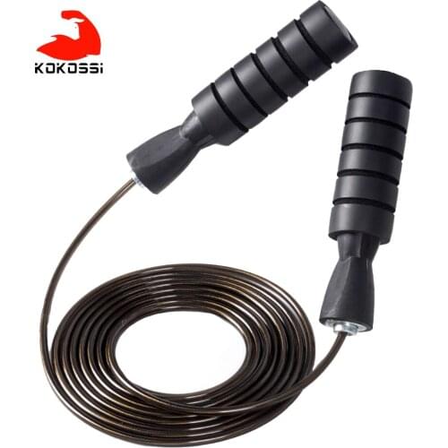 KoKossi Skipping Rope Exercise Fitness Equipment Portable Home Gym Workout Tools Unisex Professional Jumping Sports Supplies Men