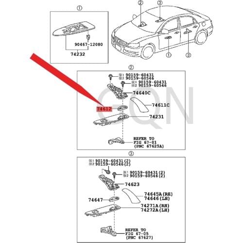 Auxiliary handle cover 2005-Toy ota RE IZ armrest cover Right auxiliary handle cover Auxiliary handle plate sealing cover