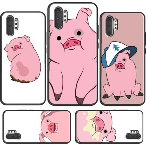Cute PINK Kawai Pig For Samsung Galaxy S21 Ultra S20 FE S10 Plus S8 S9 S10E Phone Case For Note 20 10 9 Cover