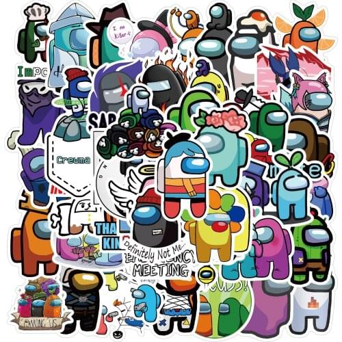 50 pieces new hot style game graffiti stickers luggage laptop waterproof stickers