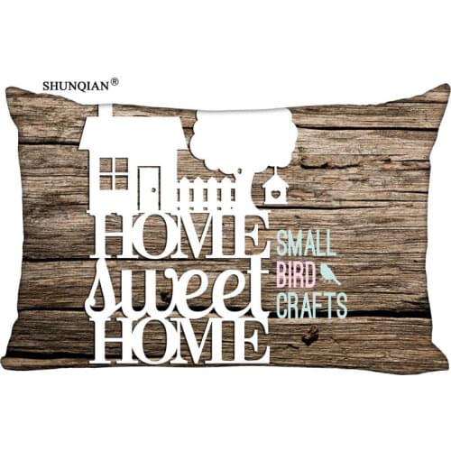New Sweet Home Pillow Case Custom Wedding Pillowcase Cover Cases Gift Zippered Rectangle Pillow Case