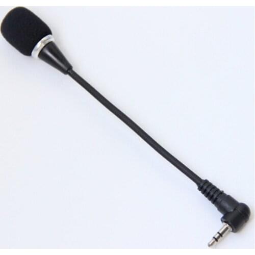 New Mini 3.5mm Jack Flexible Microphone Speaker Mic For PC Computer Laptop Notebook Condenser Microphone