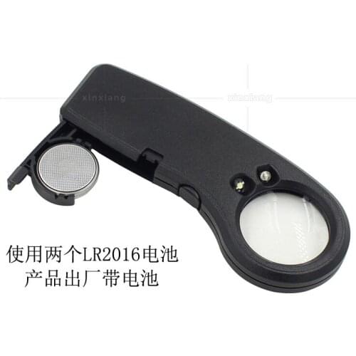 30X 30mm Portable Antique Jewelry Appraisal Handheld Illuminated Magnifier LED Electronic Circuit Boards Repair Watches Loupe