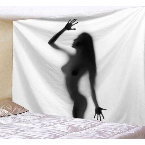 Sexy Artistic Painted Woman Body Art Poster Wall Carpet Canvas Painting Flags Banners Tapestry Living Room Home Decoration