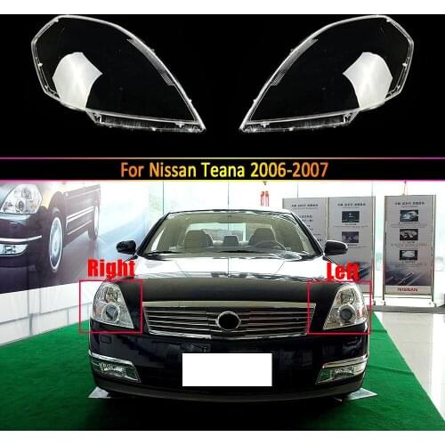 Car Headlight Lens Transparent Lampshade For Nissan Teana 2006 2007 Car Headlamp Lens Replacement Auto Shell Cover
