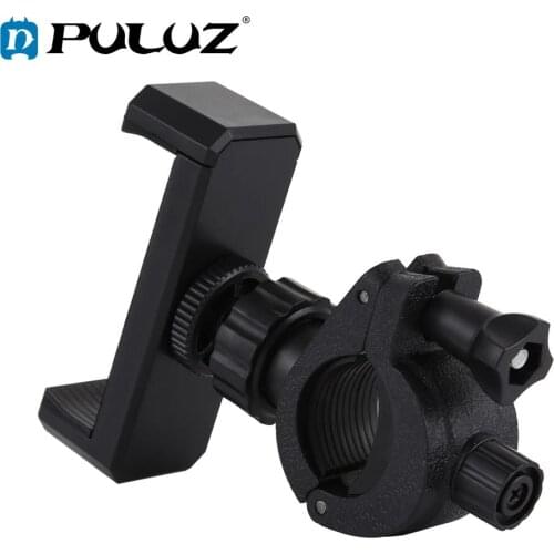 PULUZ Handlebar Adapter Mount Phone Clamp Bracket For Youtube Video Live Broadcast Vlogging Recording