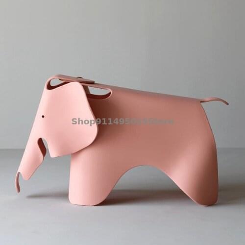Ins Nordic Minimalist Creative Decoration Elephant Chair Shoe Stool Stool Cute Kindergarten Children Chair