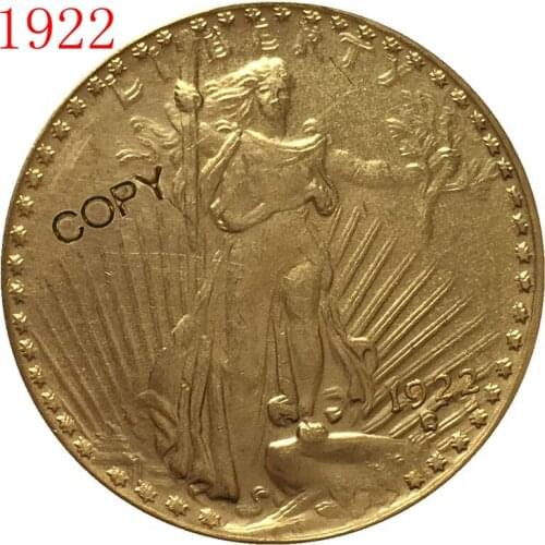 USA 1922 $20 St. Gaudens Coin Copy
