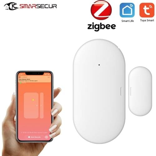 Tuya Zigbee Door/window Sensor Door Contact Sensor Smart Home Alarm System Smart Home Automation