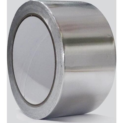 20m*0.09mm Aluminum Foil Tape Seal Waterproof High Temperature Tape Fill Shield Signal Tape Sealing Thermal Duct Repairs