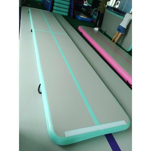 10x1x0.2m Yoga Inflatable Track Gymnastics Mattress Gym Tumble Airtrack Floor Training Tumbling wrestling Electric Air Pump