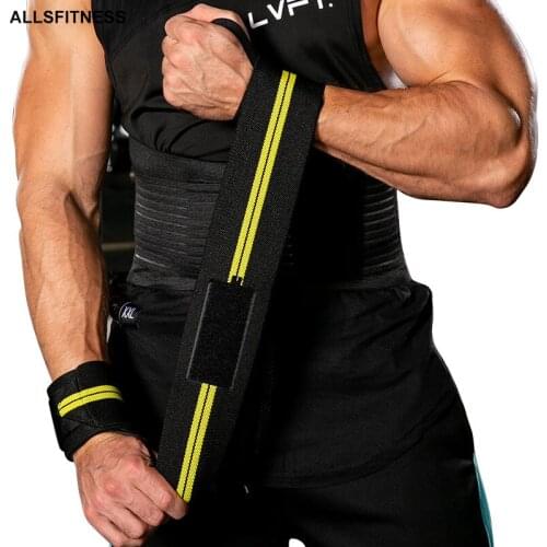 2Pc Nylon Wristband Elastic Wrist Wraps Bandages Weight Lifting Breathable Grip Barbell Support Straps Hand Protector Bileklik