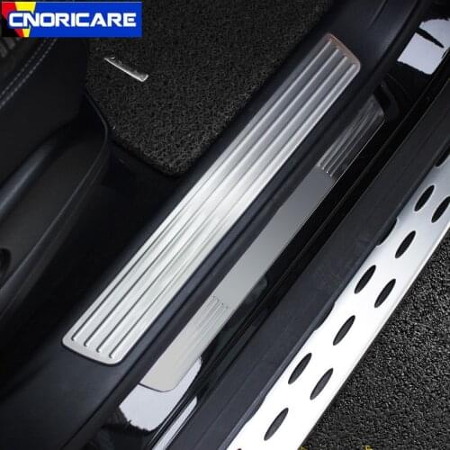 Car Styling Door Welcome Pedal Built-in Threshold Strips For Mercedes Benz ML GLE Ordinary Edition 2012-16 Interior Sticker