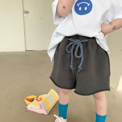 Childrens Shorts 2021 Summer New Kids Boys Girls Casual Loose Cotton Short Pants 2-8 Y Baby Fashion Sport Shorts Toddler Shorts