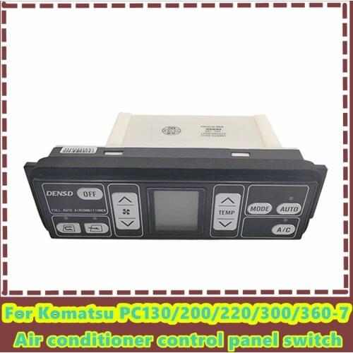 For excavator parts Komatsu PC130/200/220/300/360-7 air conditioning control panel air conditioning adjustment button switch