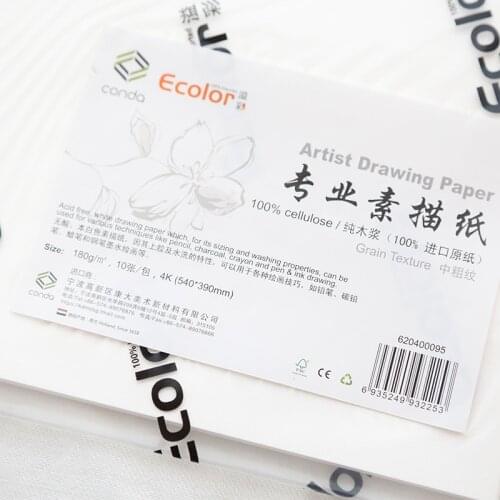 Netherlands Ecolor imported sketch paper 4k/8K wood pulp sketchbook pencil drawing paper color lead paper