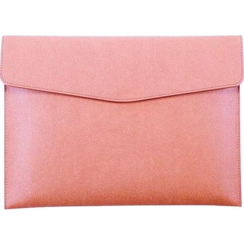 PU Leather A4 File Folder Document Holder Waterproof Portfolio Envelope Folder Case with Snap Closure